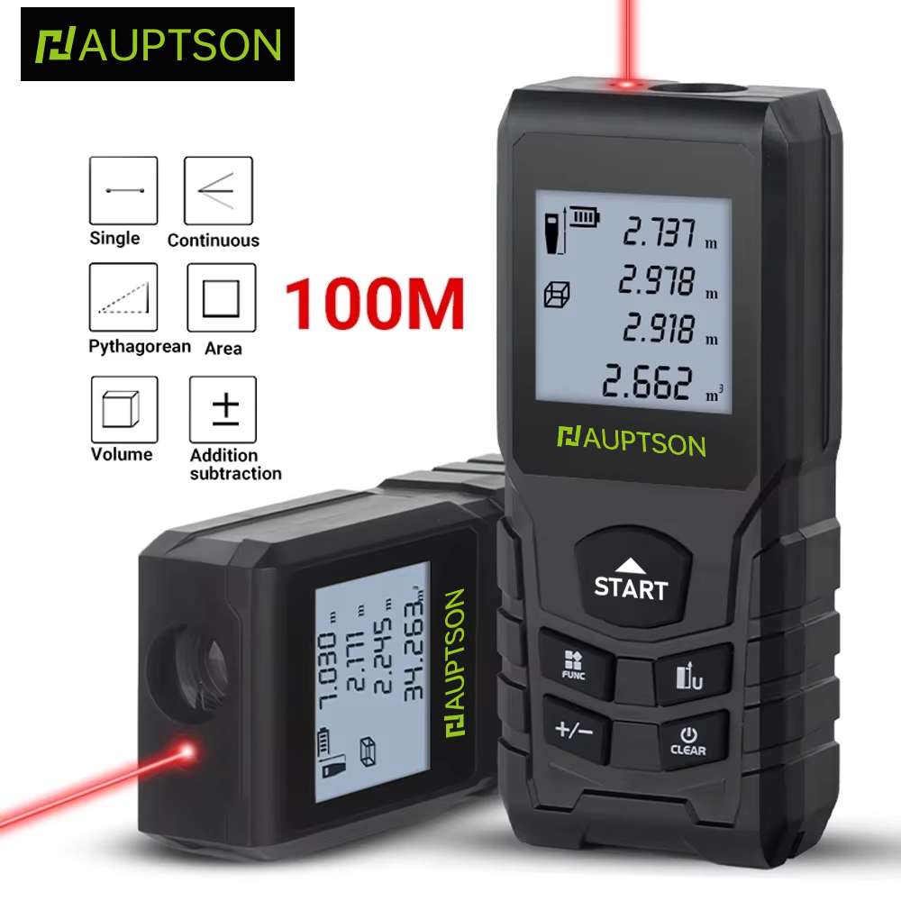 Industrial Laser Rangefinder - HAUPTSON 70/100M เครื่องวัดระยะเลเซอร์ เครื่องวัดระยะเรนจ์ไฟเลเซอร์ เครื่องวัดระยะเทปอาคาร