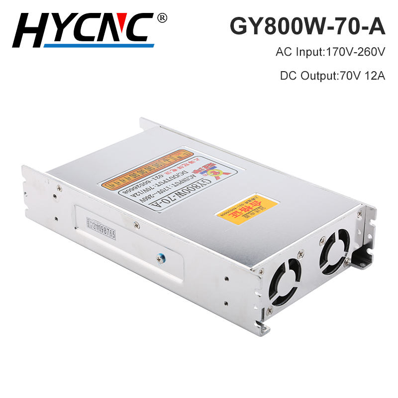 Industrial Laser Supply - GY800W-70-A มอเตอร์ไดรฟ์70V 800W 12A Switching Power