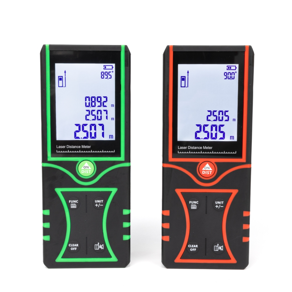 Industrial Laser Rangefinder - เครื่องวัดระยะเลเซอร์อุตสาหกรรม รุ่น GS-16 สีแดง ระยะ 120