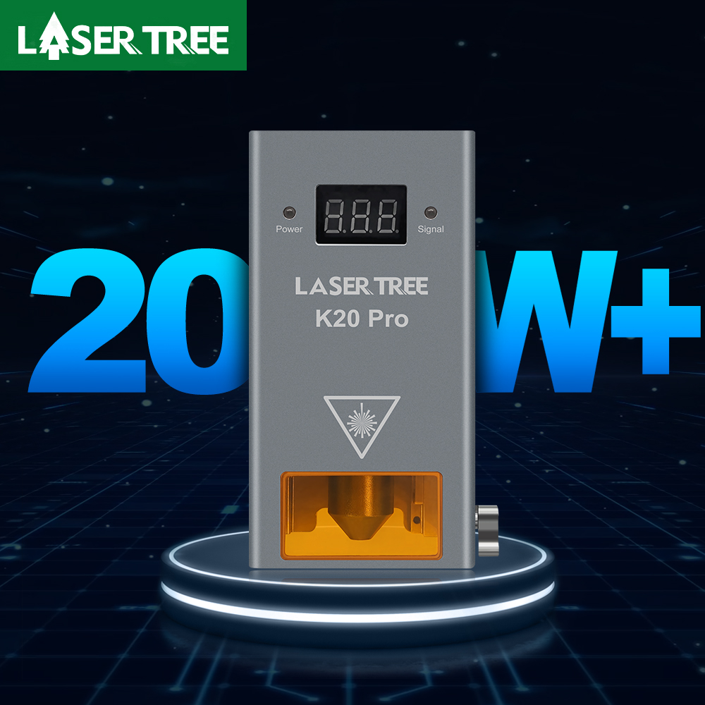 Industrial Laser Cutter - เลเซอร์ต้นไม้ K20 20W Optical Power เลเซอร์