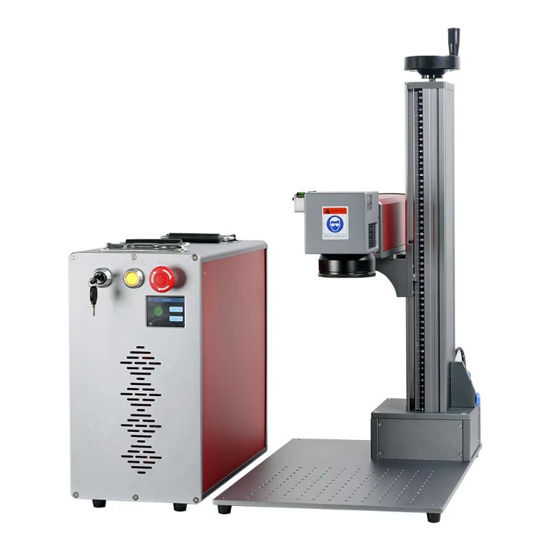 Industrial Laser Engraver For Metal - เครื่องเลเซอร์ไฟเบอร์พกพาขนาดเล็กกำลังสูง สำหรับงานอุตสาหกรรม แกะสลักโลหะ ใช้ได้กับหัวเข็มขัด นาฬิกา กุญแจ