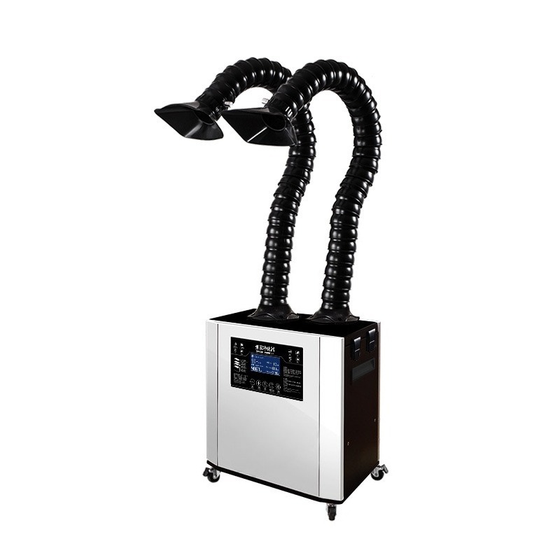 Industrial Laser Fume Extractor - เครื่องดูดควันเชื่อมอุตสาหกรรมประสิทธิภาพสูง เครื่องกรองควันแบบพกพา ระบบกำจัดควันจากการแกะสลักด้วยเลเซอร์ เครื่องดูดฝุ่นเคลื่อนที่