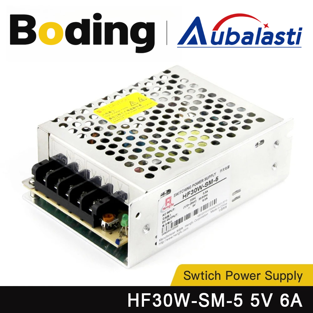 Industrial Laser Supply - แหล่งจ่ายไฟสวิตชิ่ง Aubalasti HF30W-SM-5 DC5V 6A 30W