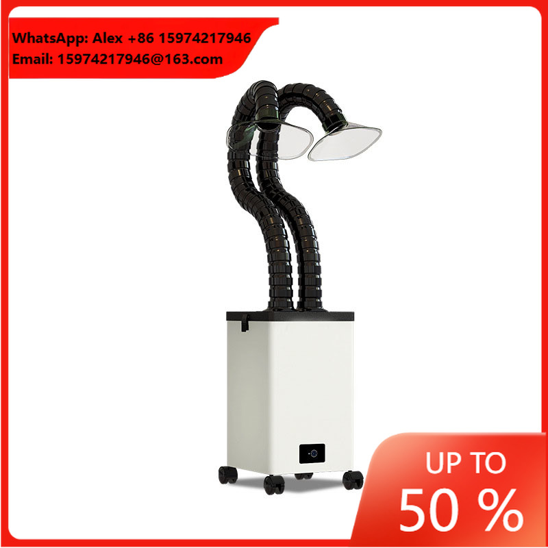 Industrial Laser Fume Extractor - อุปกรณ์ฟอกอากาศ เครื่องดูดควันแบบพกพา HEPA สำหรับเครื่องตัดเลเซอร์ เครื่องแกะสลัก เครื่องบัดกรี