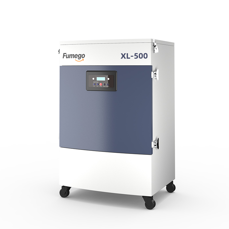 Industrial Laser Fume Extractor - เครื่องดูดควันอุตสาหกรรมประสิทธิภาพสูง 450 วัตต์ สำหรับกำจัดควันและกลิ่นจากการตัดด้วยเลเซอร์คาร์บอนไดออกไซด์