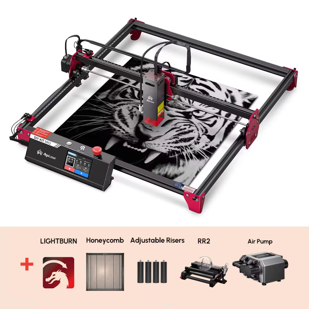 Industrial Laser Cutting Machine - ชุดอุปกรณ์ Algolaser DIY KIT MK2 เครื่องตัดเลเซอร์