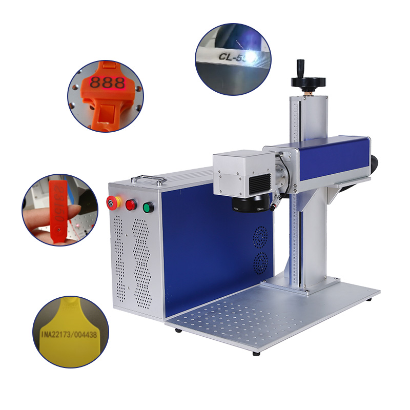 Industrial Laser Engraver For Metal - เครื่องเลเซอร์ไฟเบอร์แบบพกพา กำลังสูง สำหรับงานอุตสาหกรรม แกะสลักด้วยเลเซอร์ที่แม่นยำ สำหรับแก้วสแตนเลส และเครื่องมือโลหะ