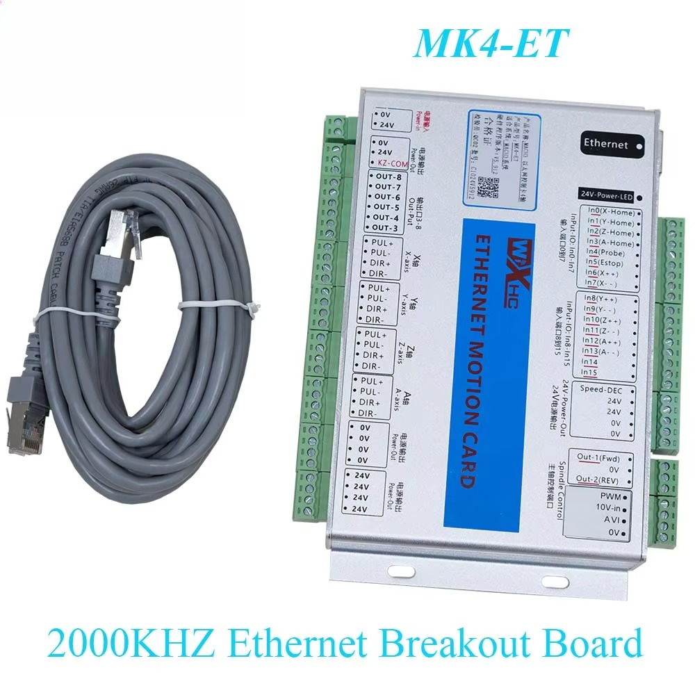 ตัวควบคุม CNC 4 แกน MK4-ET Mac - Servo Motor Cnc บทวิจารณ์และราคา