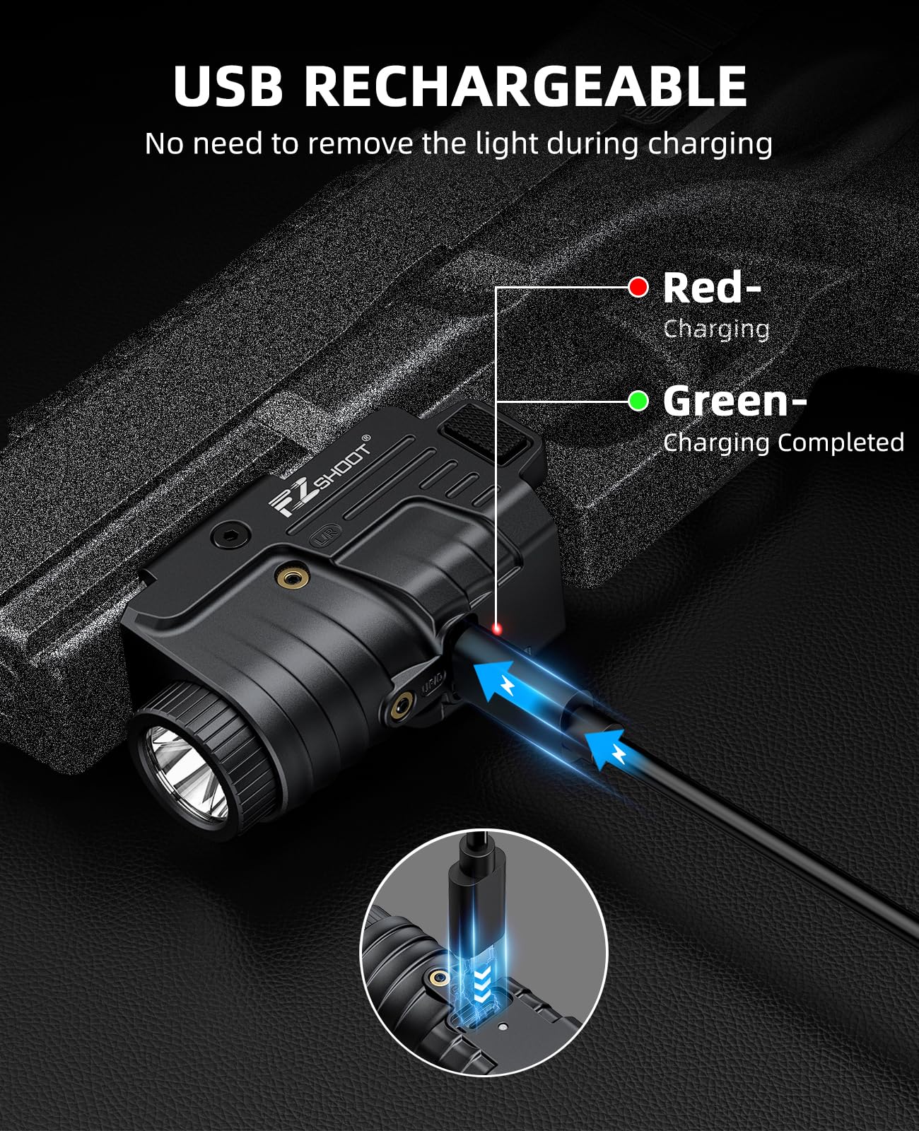 EZshoot 800 Lumens ปืนพกสีแดง/ - Industrial Green Laser บทวิจารณ์และราคา