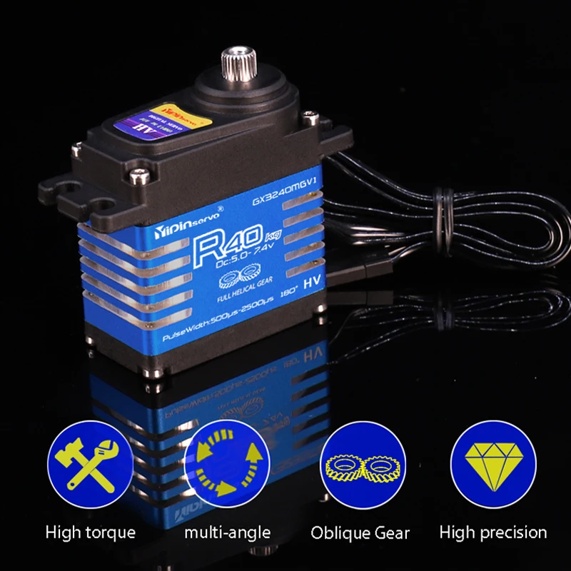 กันน้ํา IP68 RC Servo 40 กก.เห - Servo Motor Cnc บทวิจารณ์และราคา