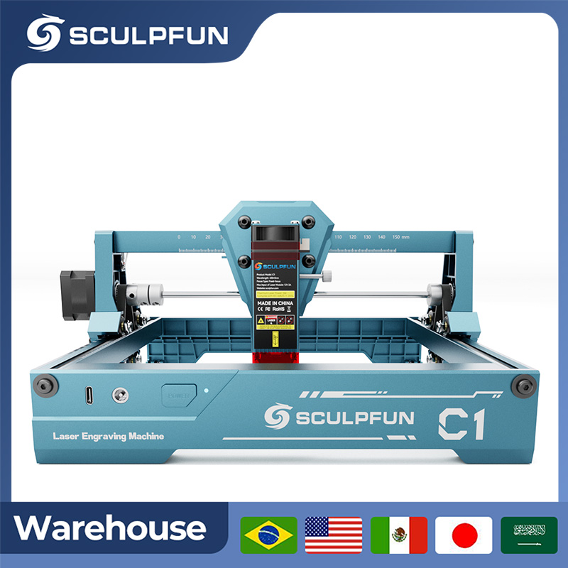 เครื่องแกะสลักเลเซอร์พกพา Scul - Industrial Laser Cutting Machine บทวิจารณ์และราคา
