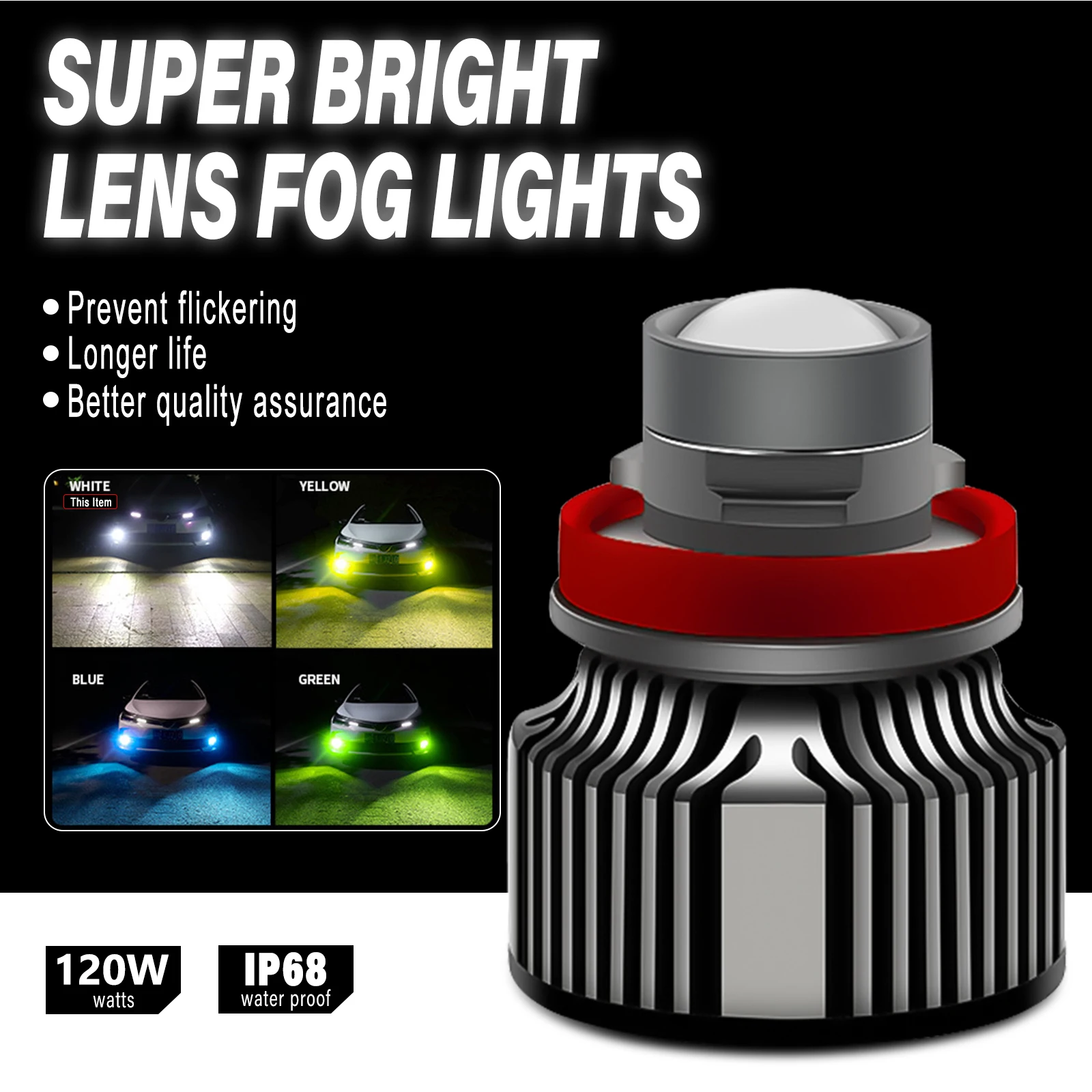 หลอดไฟ LED H11 สำหรับไฟตัดหมอก - Industrial Green Laser บทวิจารณ์และราคา