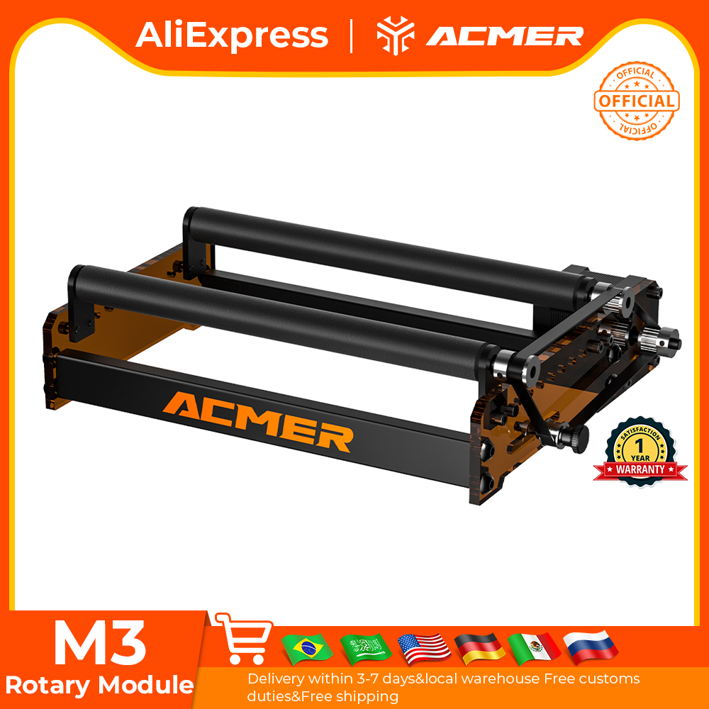 ACMER M3 เลเซอร์โรตารีลูกกลิ้ง - Industrial Laser Cutting Machine บทวิจารณ์และราคา