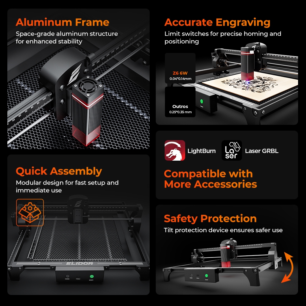 เครื่องแกะสลักและตัดด้วยเลเซอร - Industrial Laser Cutter บทวิจารณ์และราคา