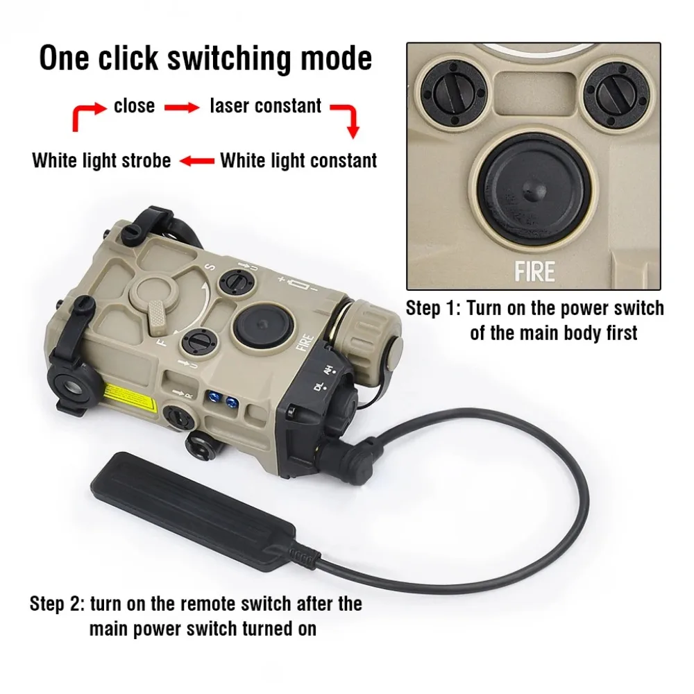 ไฟฉายยุทธวิธี OGL ไนลอนพลาสติก - Industrial Green Laser บทวิจารณ์และราคา