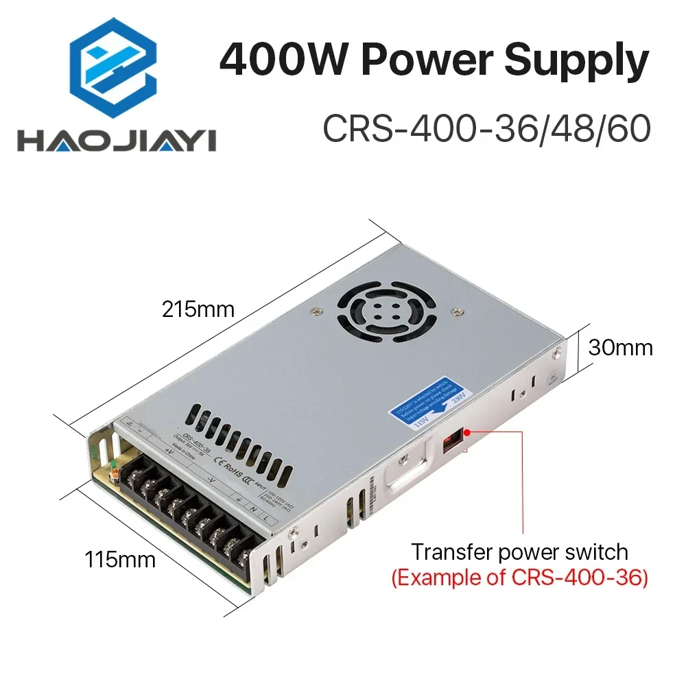 40W CRS-400-36/48/60 Switching - Industrial Laser Supply บทวิจารณ์และราคา