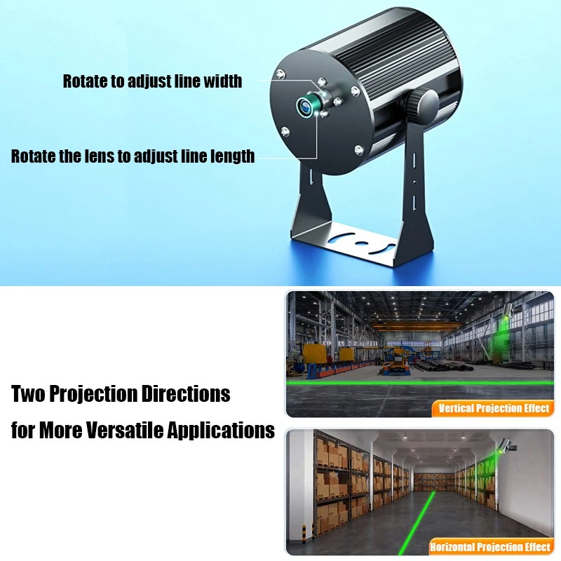 ไฟฉายเลเซอร์ฉายภาพเตือนภัยสำหร - Industrial Laser Line Projector บทวิจารณ์และราคา